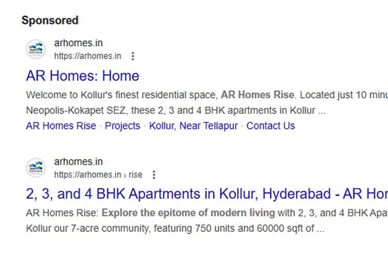 Realatte x AR Homes rise Performance Campaign
